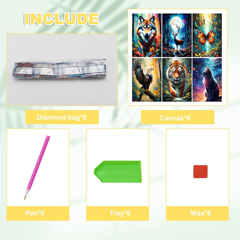 Diamond Art Kits 6 Pack