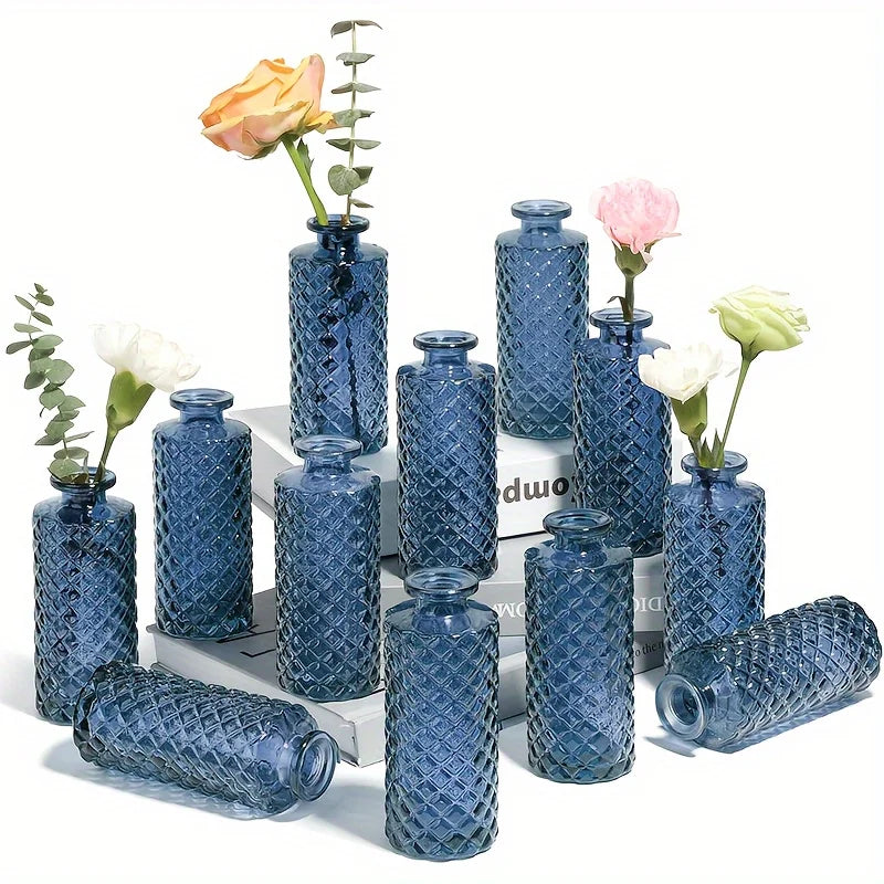 Vintage Bottles Set Of 12