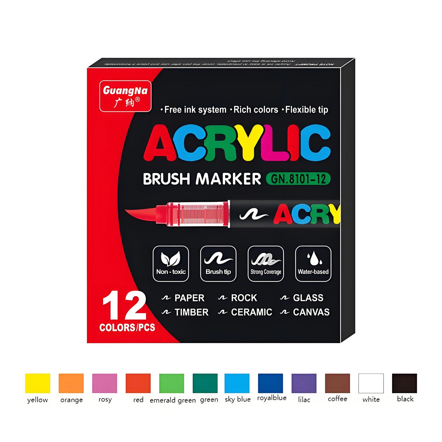 Acrylic Marker Pens – Soft Tip