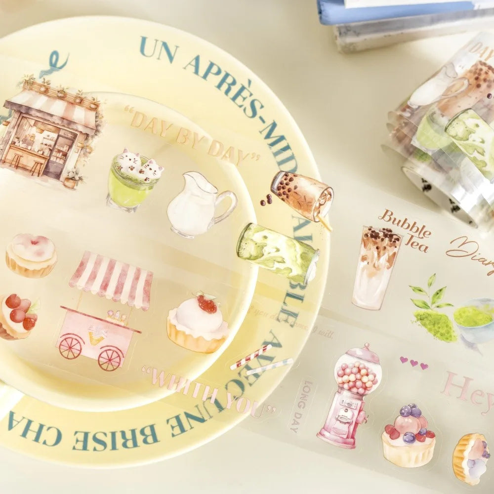 Washi Tape Stickers - 6 Sets