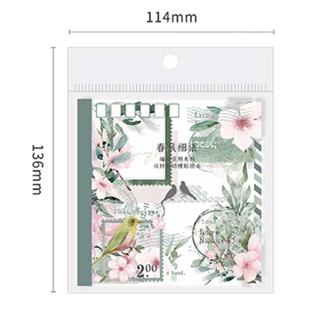 Sticker Book - Retro Floral Four Seasons