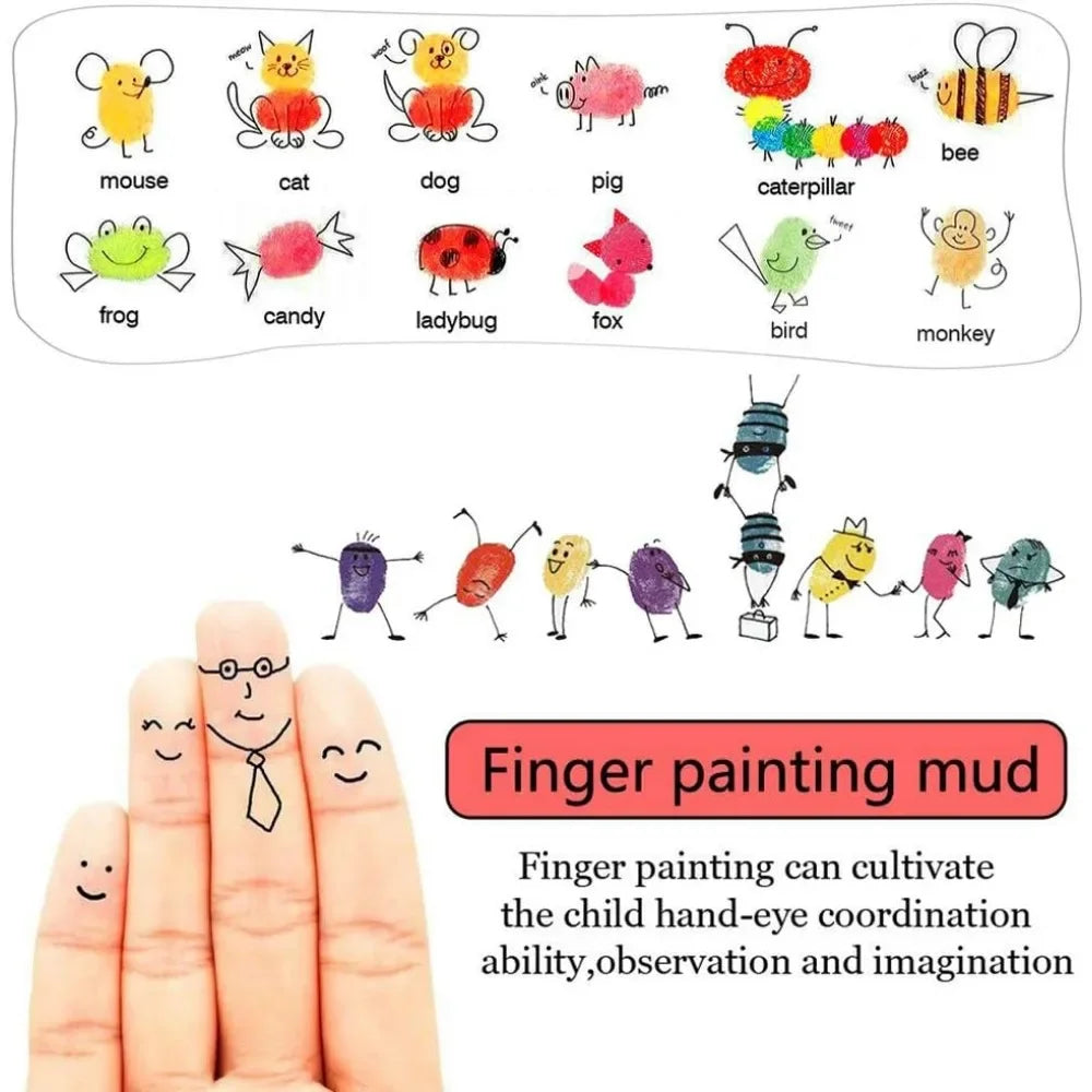 Ink Stamp Pad 20 Color Set