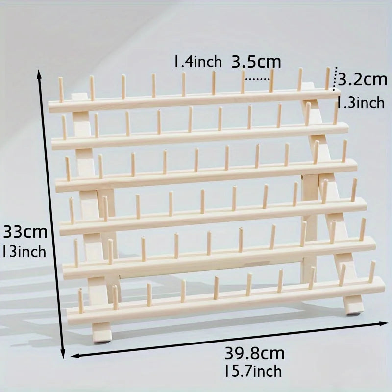 Wooden Thread Rack