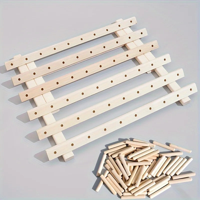 Wooden Thread Rack