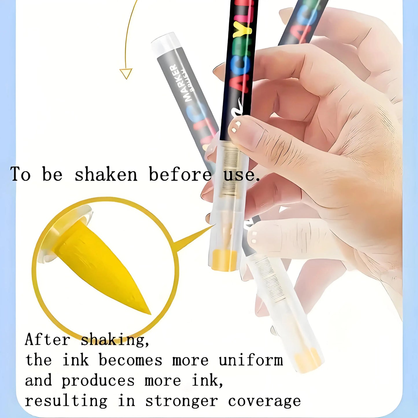 Acrylic Marker Pens – Soft Tip