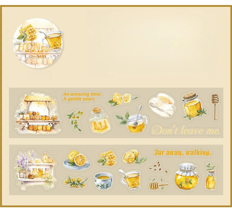 Washi Tape Stickers - 6 Sets