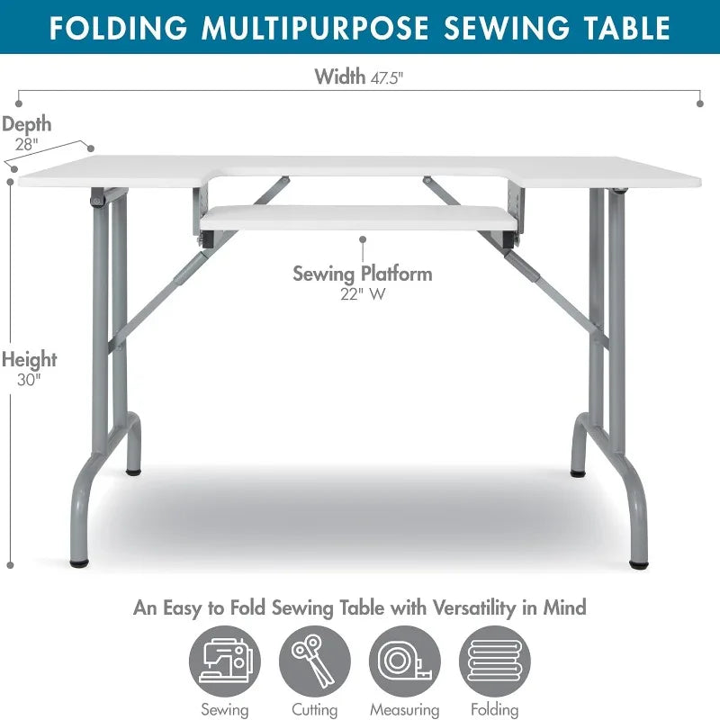 Folding Multipurpose Sewing Table