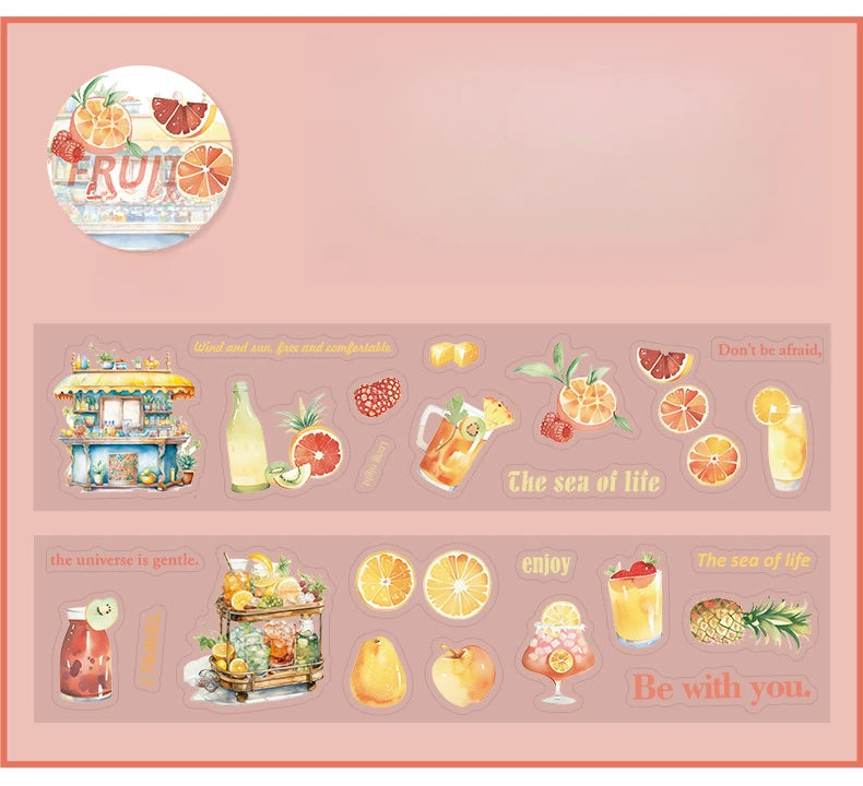 Washi Tape Stickers - 6 Sets