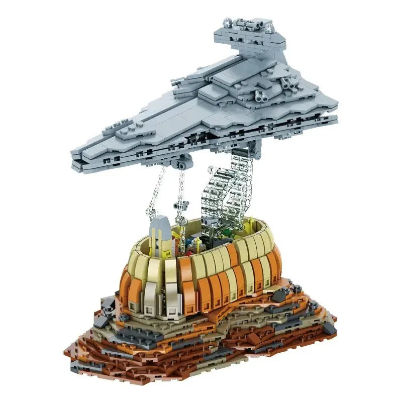 The Empire Over Jedha City Airship 1563PCS Model Set