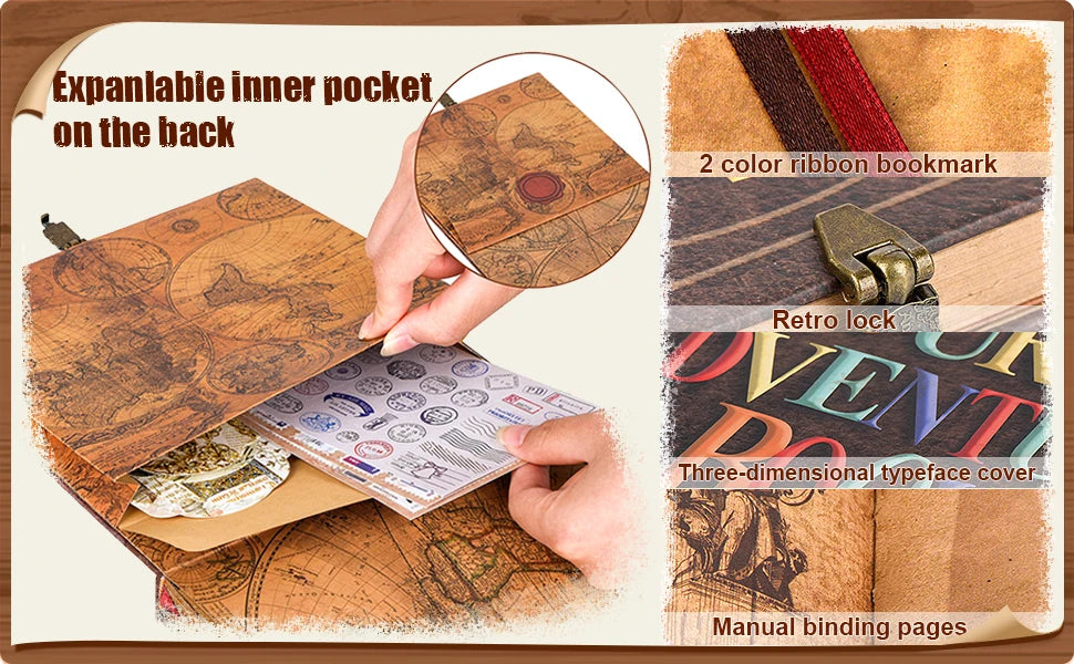 Our Adventure Book Handmade Photo Album Scrapbook