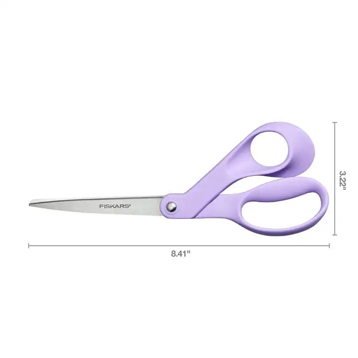Fiskars Ergonomic Fabric Scissors, Ultra Lilac