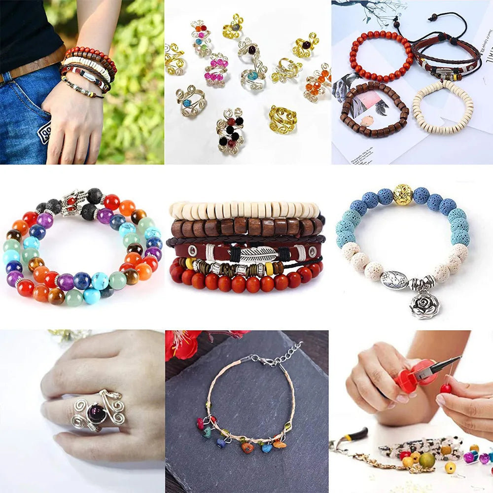 Deluxe Bead Jewelry Making Kit - 2456-Piece