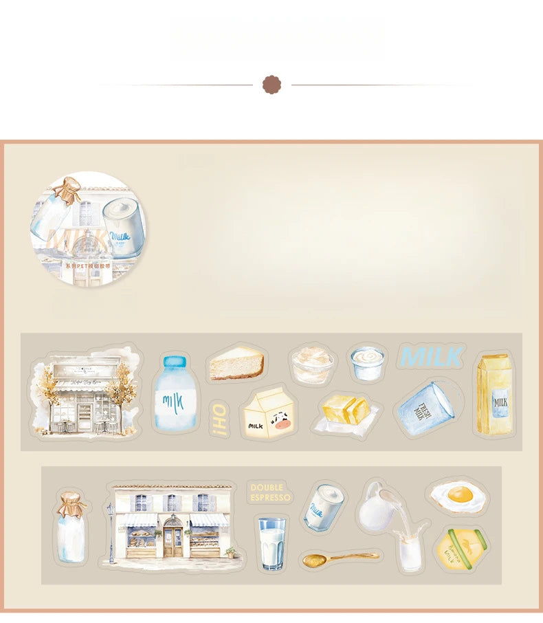 Washi Tape Stickers - 6 Sets