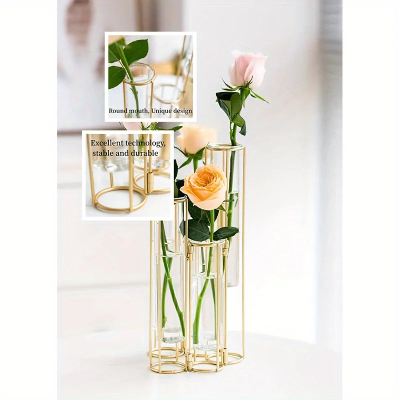 Test Tube Vases, Set Of 5