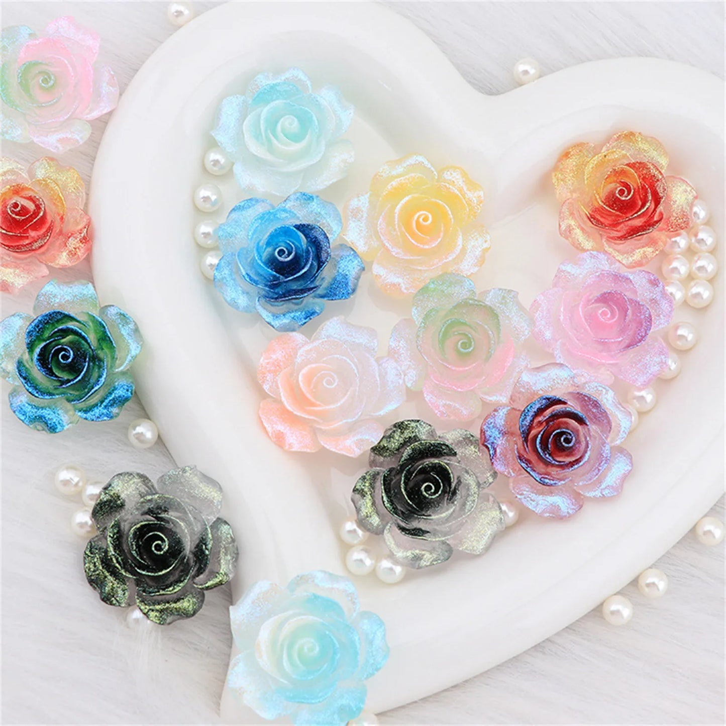Glow In The Dark Rhinestone Flower 2pcs/lot