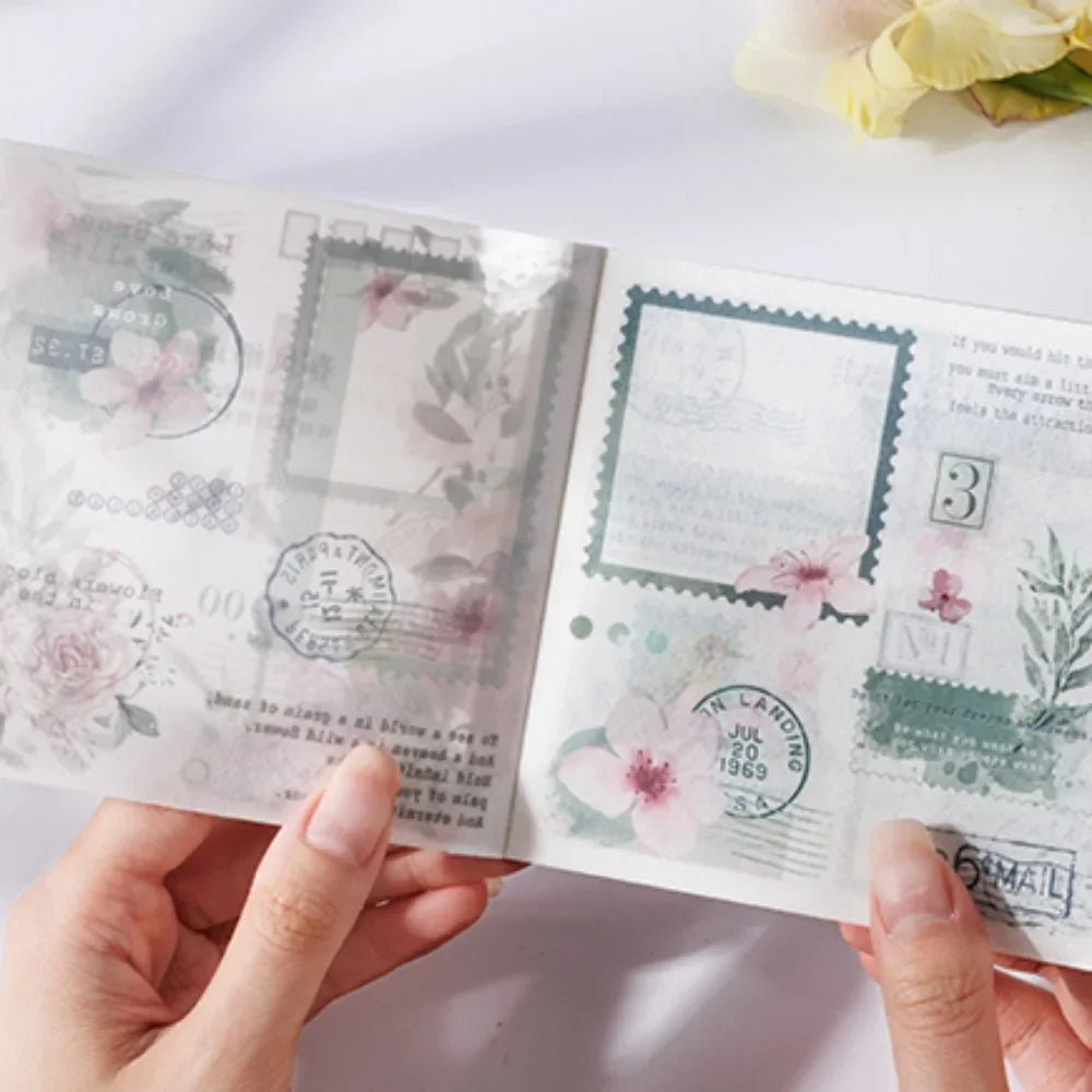 Sticker Book - Retro Floral Four Seasons