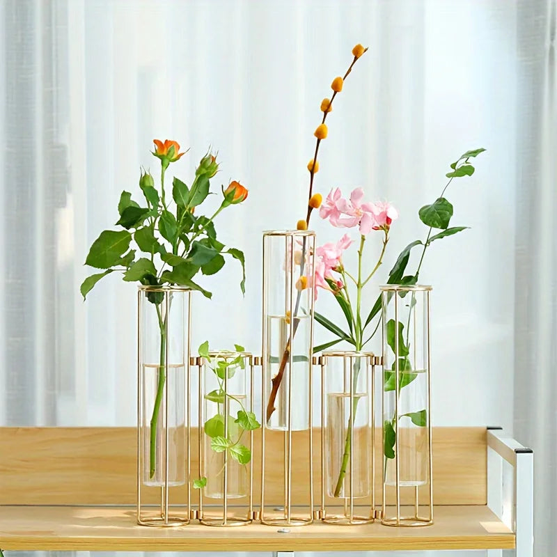 Test Tube Vases, Set Of 5