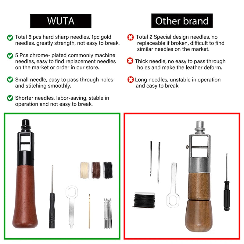 Leather Sewing Awl Thread Kit