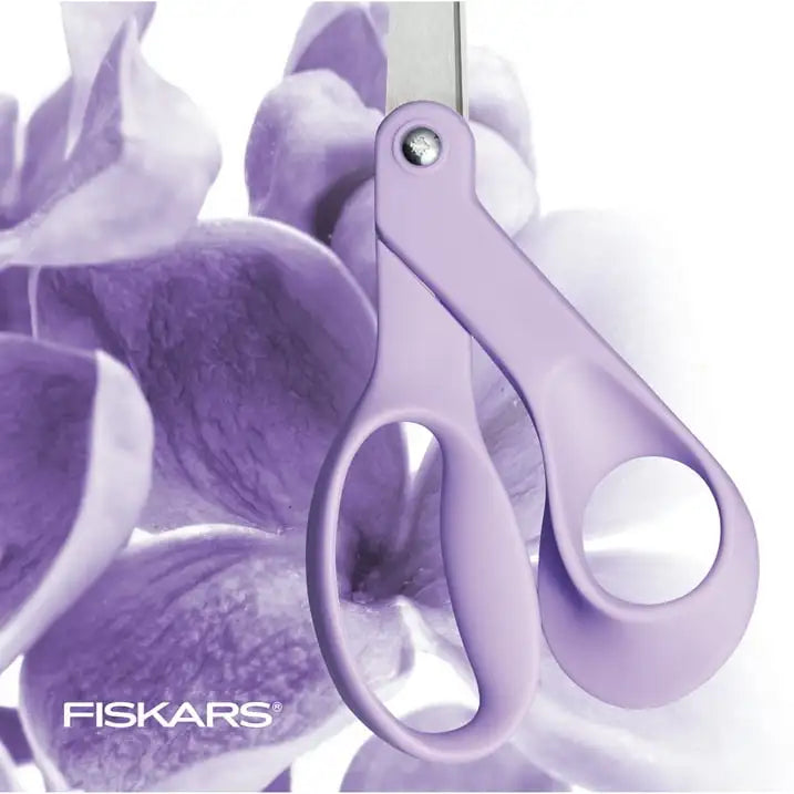 Fiskars Ergonomic Fabric Scissors, Ultra Lilac
