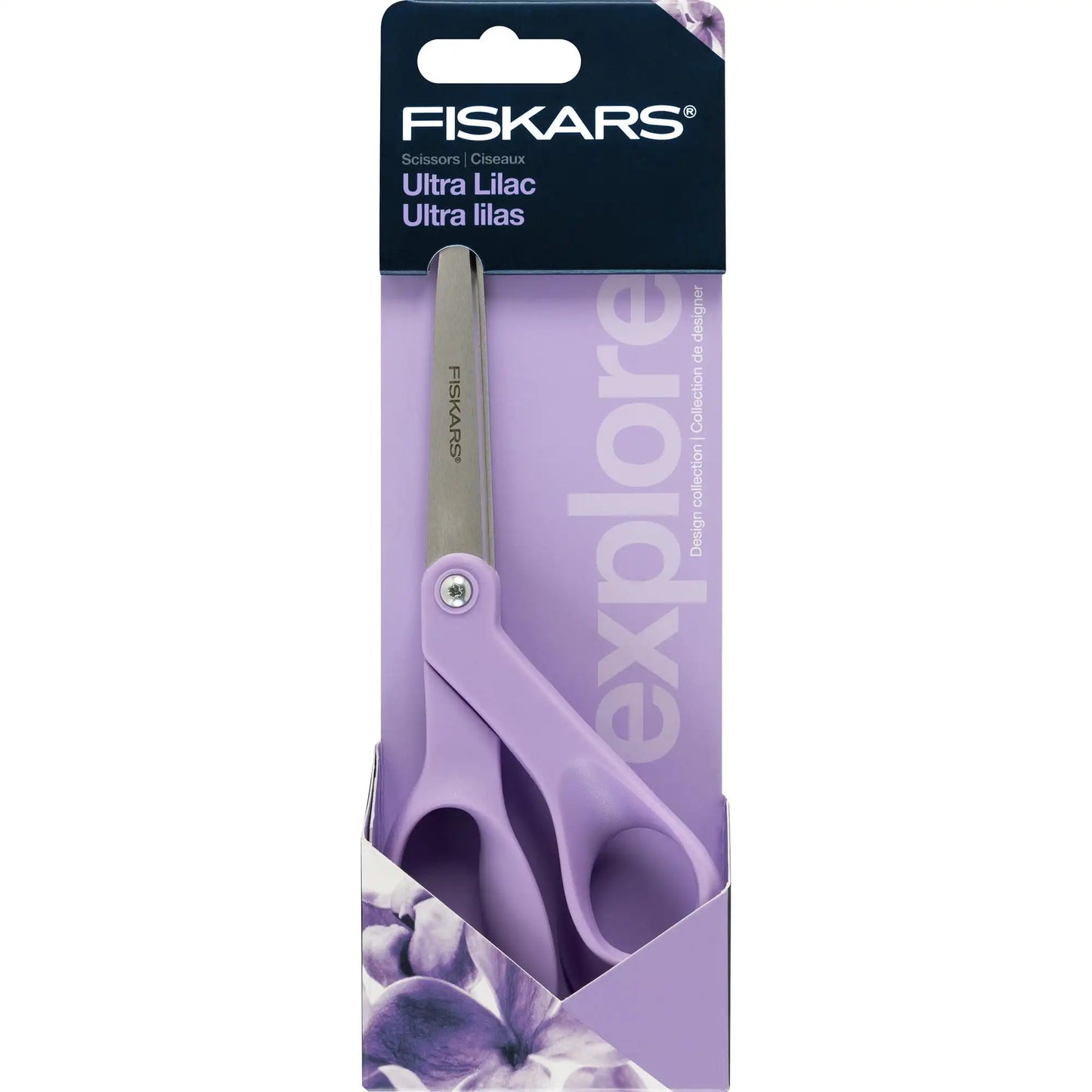 Fiskars Ergonomic Fabric Scissors, Ultra Lilac