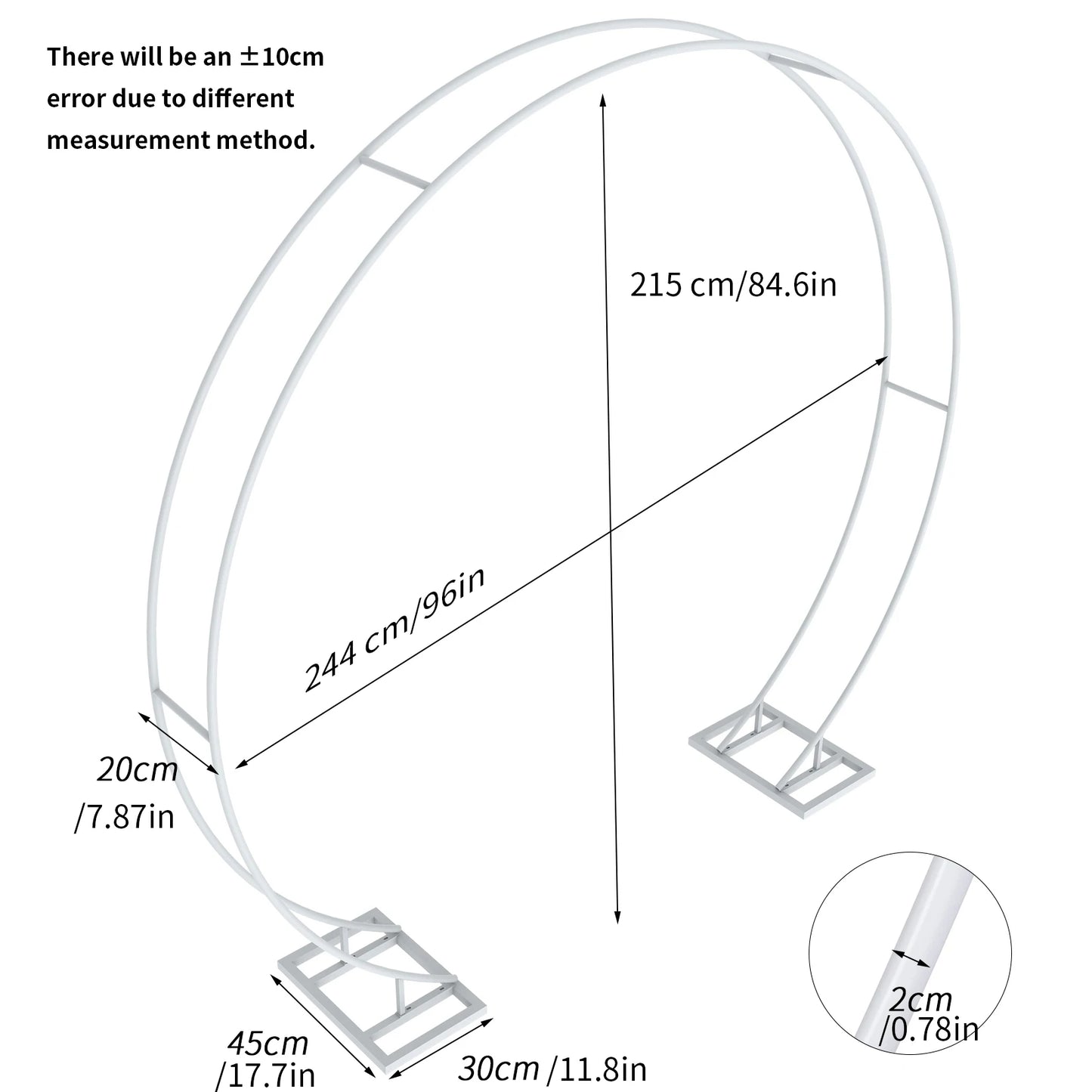 Garden Arch Steel Frame