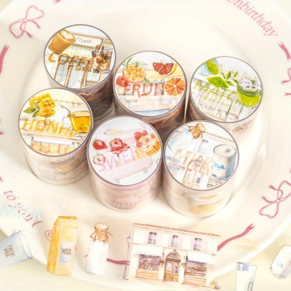 Washi Tape Stickers - 6 Sets