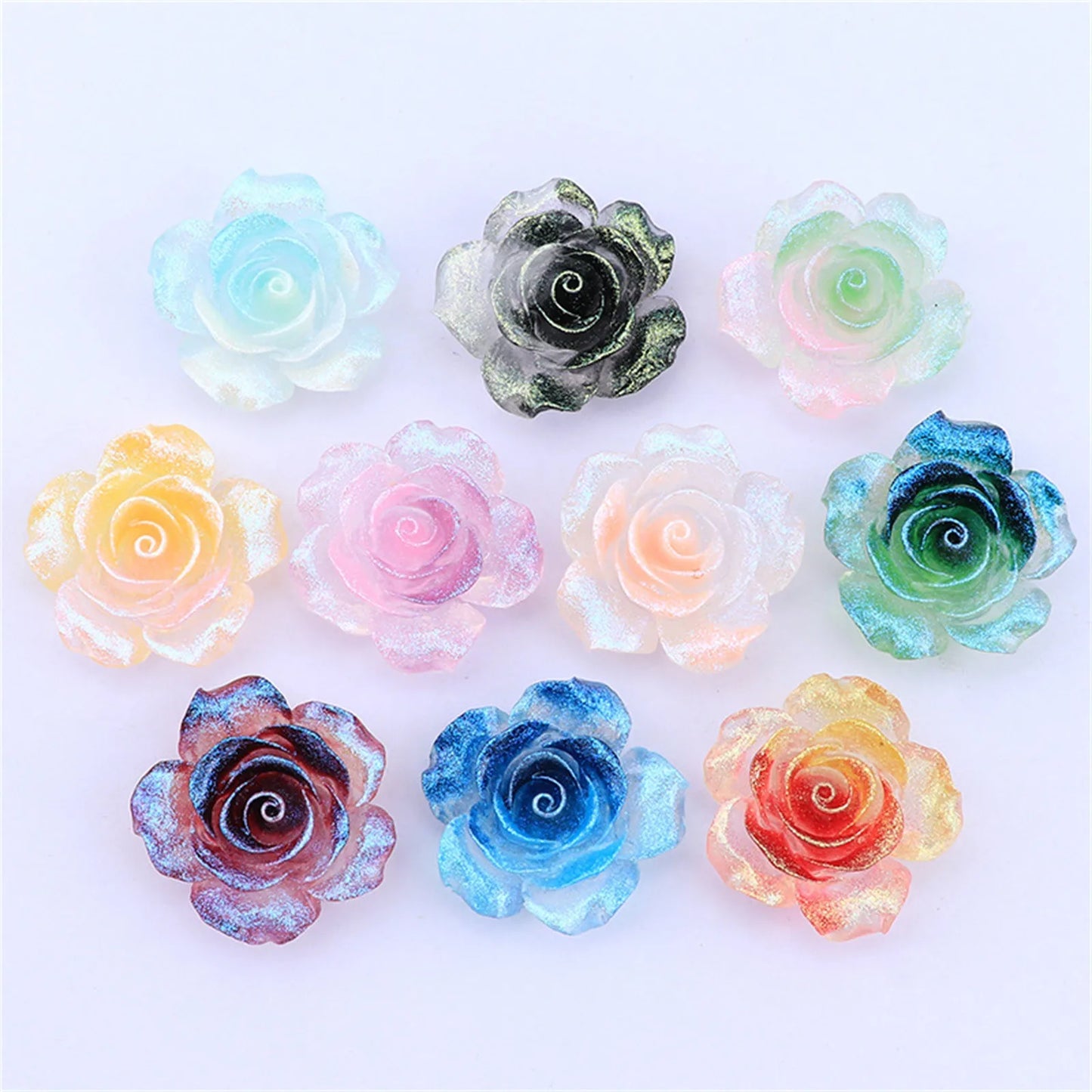 Glow In The Dark Rhinestone Flower 2pcs/lot