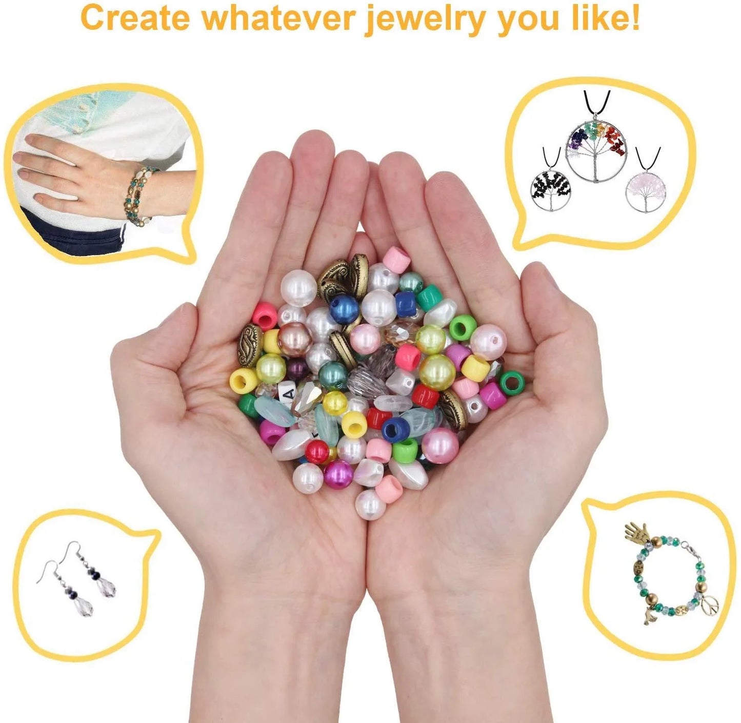 Ultimate DIY Jewelry Making Kit -1171 Pieces