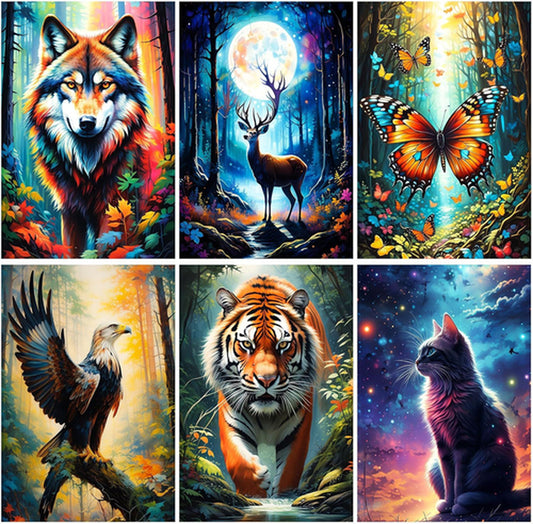Diamond Art Kits 6 Pack 