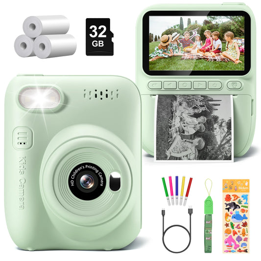 Gofunly Kids Mini Digital Instant Print Camera