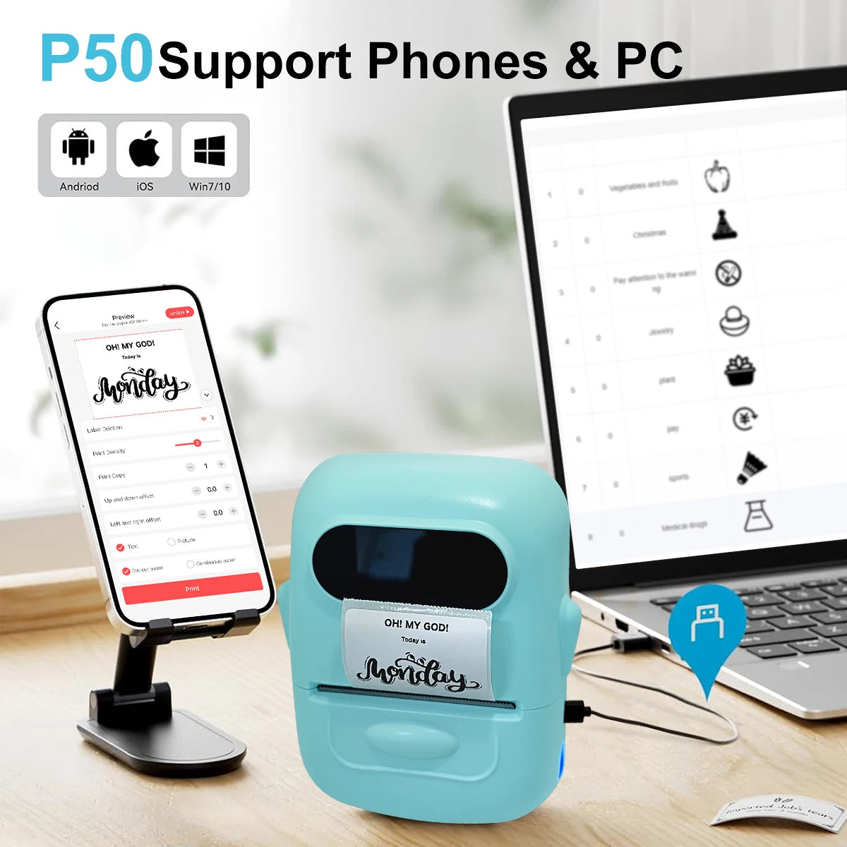 Marklife P50 Bluetooth Label Printer