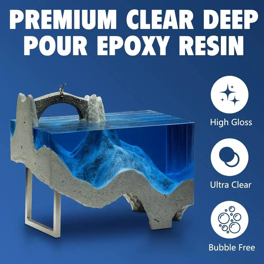 Deep Pour Clear Epoxy Resin Kit