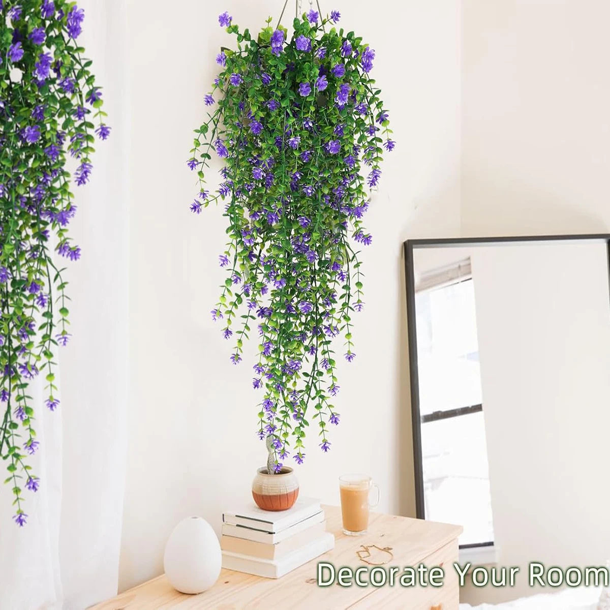 Artificial Hanging Flower 3 Pieces