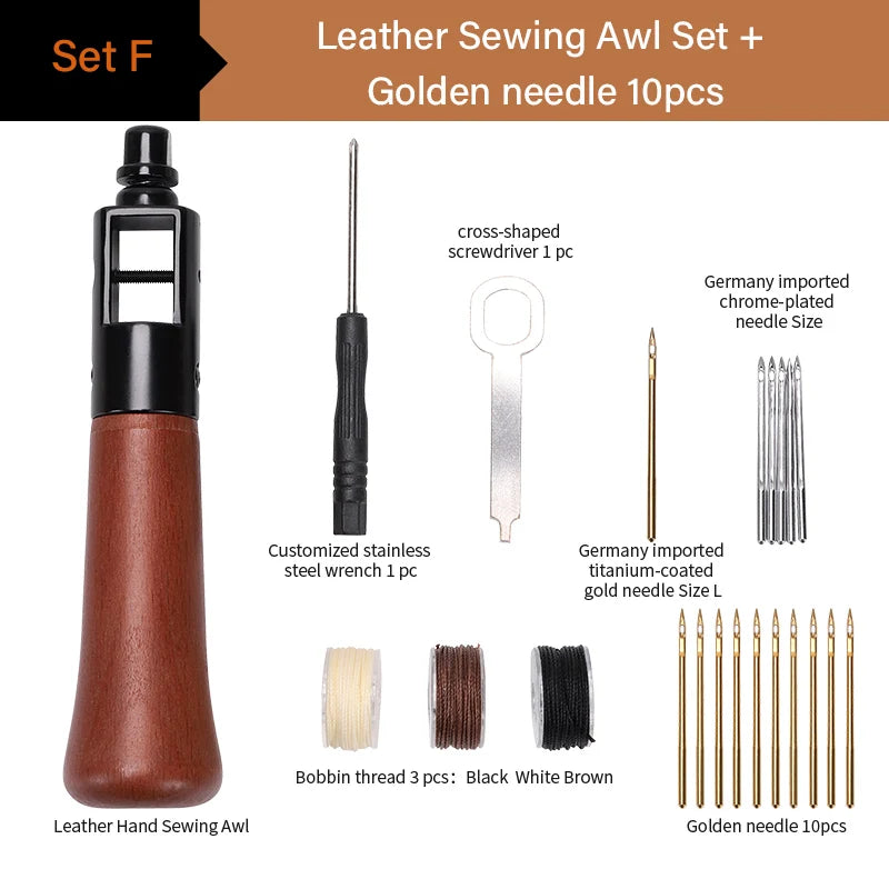 Leather Sewing Awl Thread Kit