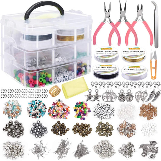 Ultimate DIY Jewelry Making Kit -1171 Pieces