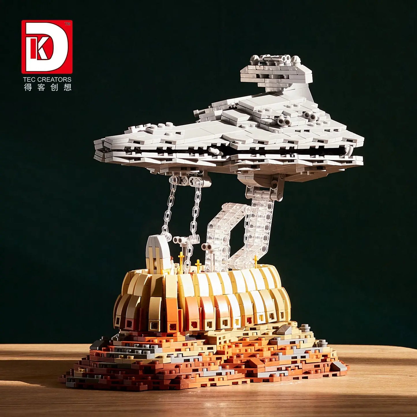 The Empire Over Jedha City Airship 1563PCS  Model Set