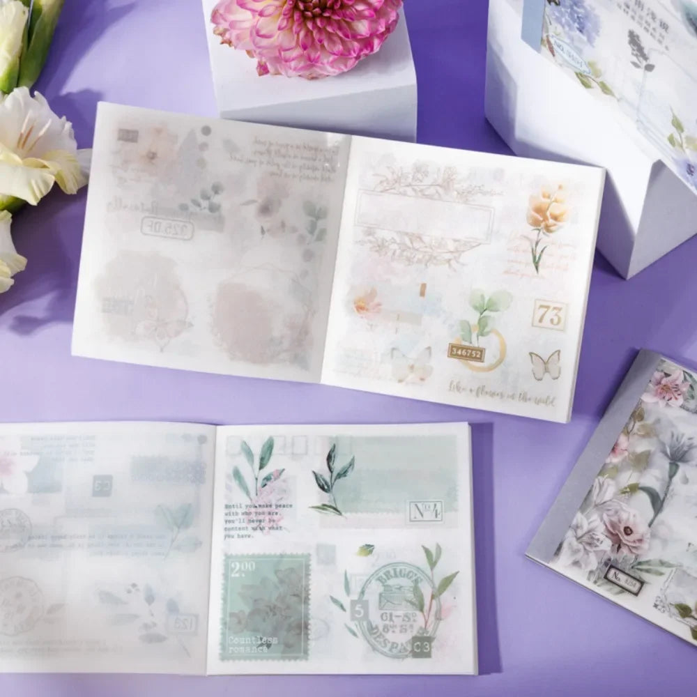Sticker Book - Retro Floral Four Seasons