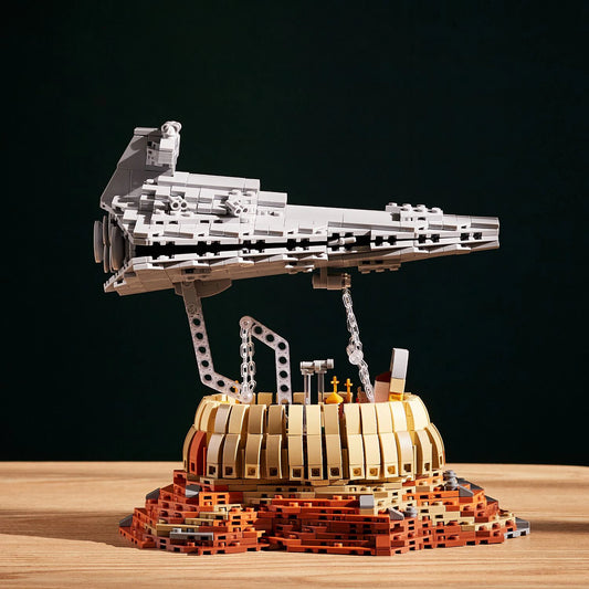 The Empire Over Jedha City Airship 1563PCS  Model Set