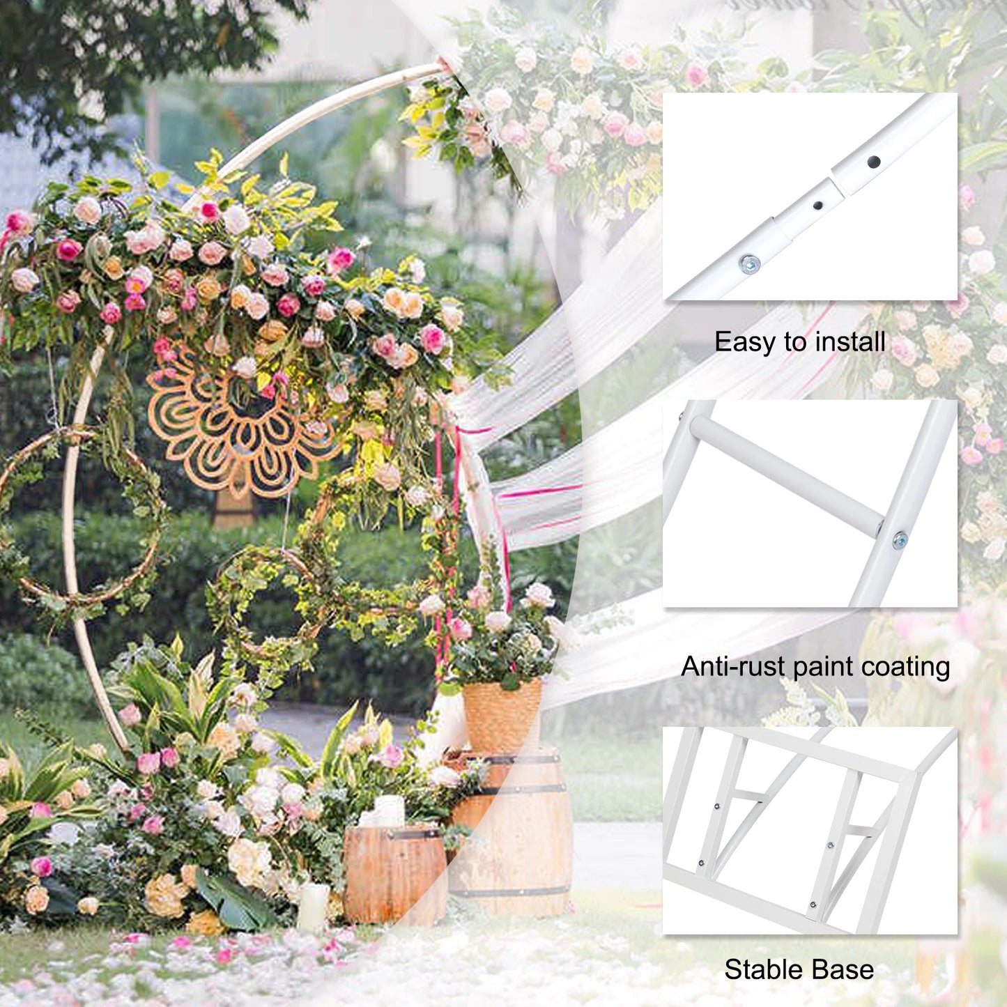 Garden Arch Steel Frame