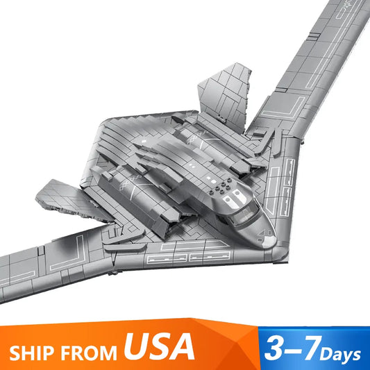 Military H-20 Bomber Building Block Model 1381Pieces