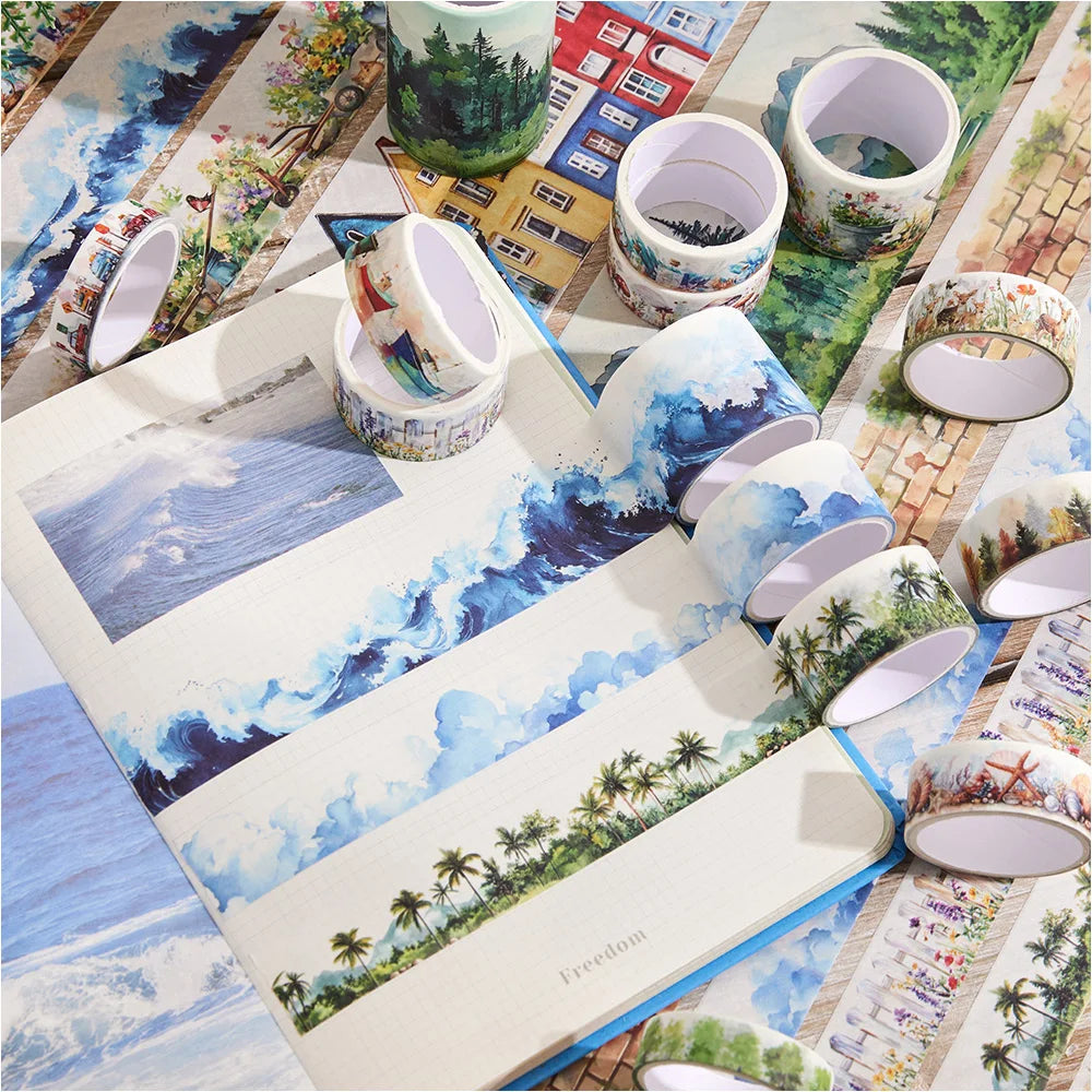 Washi Tapes Retro Journey 20 Roll Set