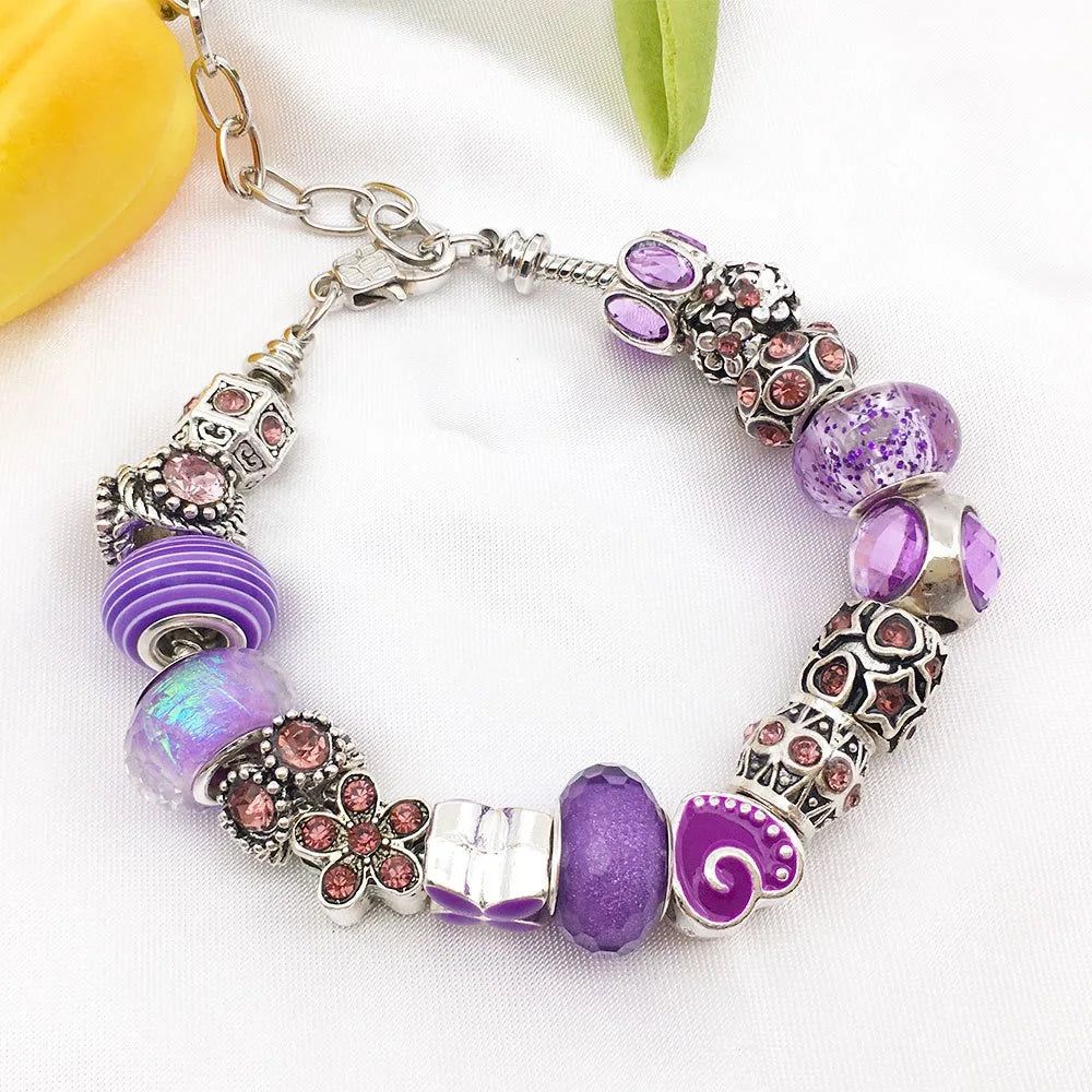 Assorted Large Hole Resin Beads 80 Pieces