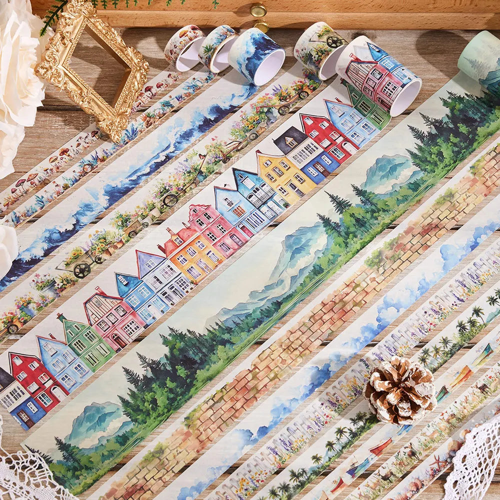 Washi Tapes Retro Journey 20 Roll Set