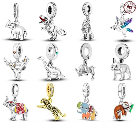 Sterling Silver Bracelet  Charms