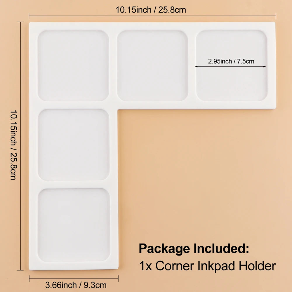 Non-Slip L-Shape Inkpad Holder