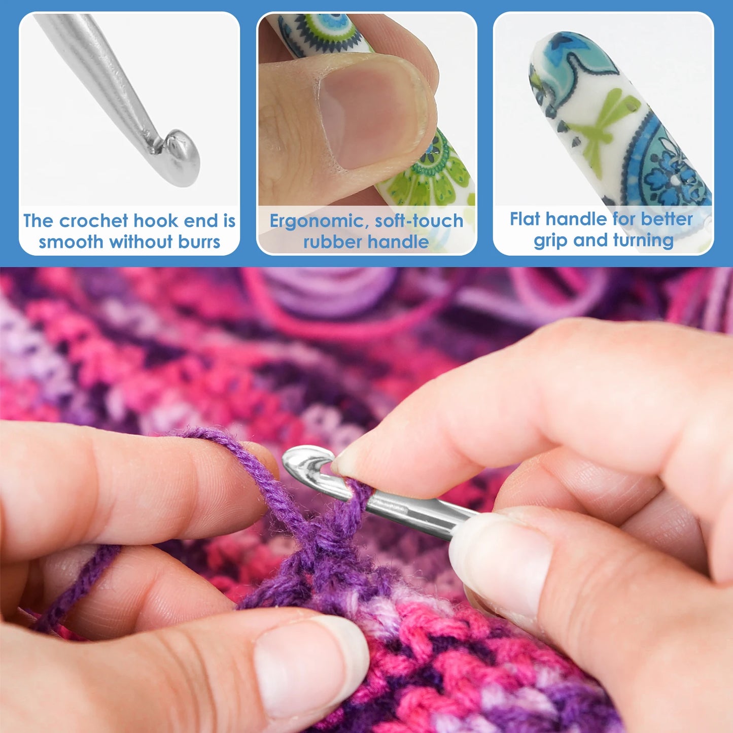Crochet Hook Set With Storage Bag