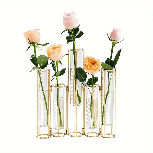 Test Tube Vases, Set Of 5