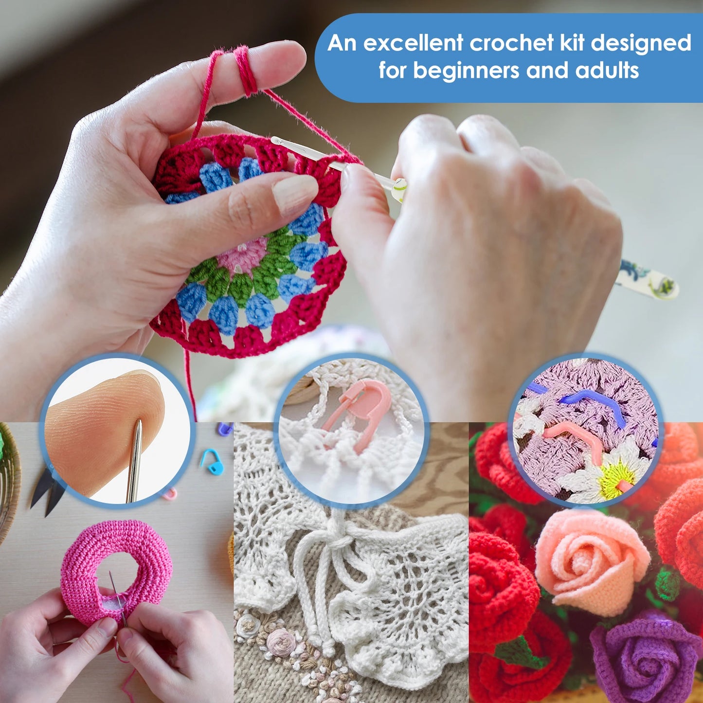 Crochet Hook Set With Storage Bag