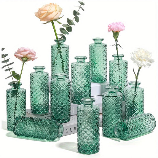 Vintage Bottles Set Of 12