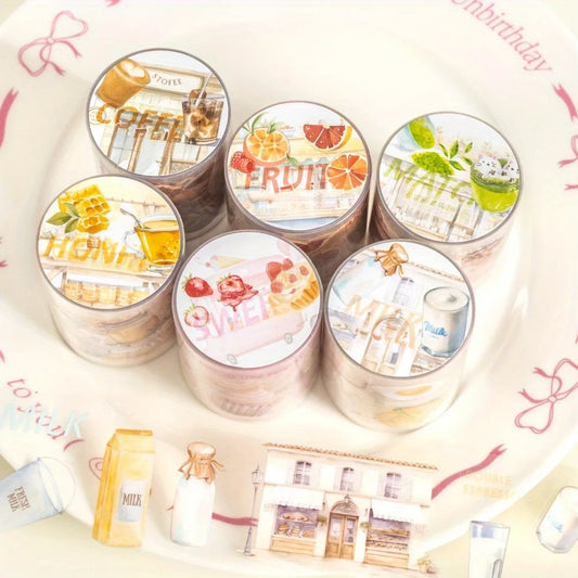 Washi Tape Stickers - 6 Sets